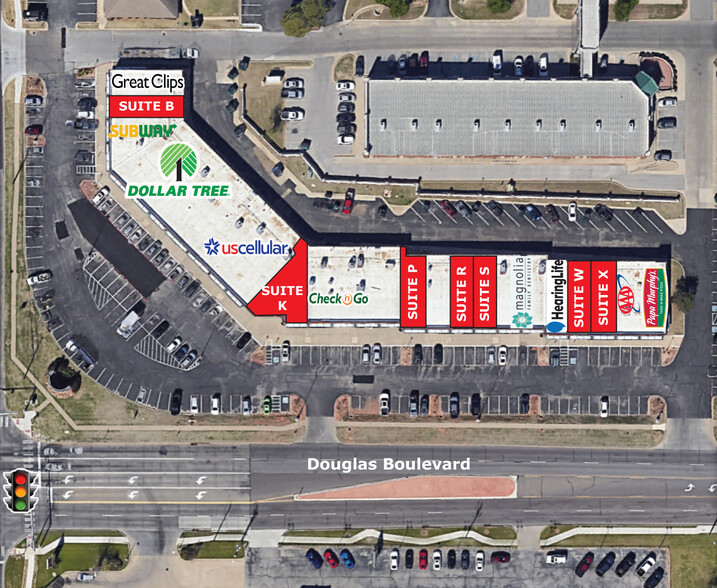 101 N Douglas Blvd, Midwest City, OK for lease - Site Plan - Image 2 of 5