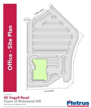 45 Vogell Rd, Richmond Hill, ON à louer Plan de site- Image 1 de 1