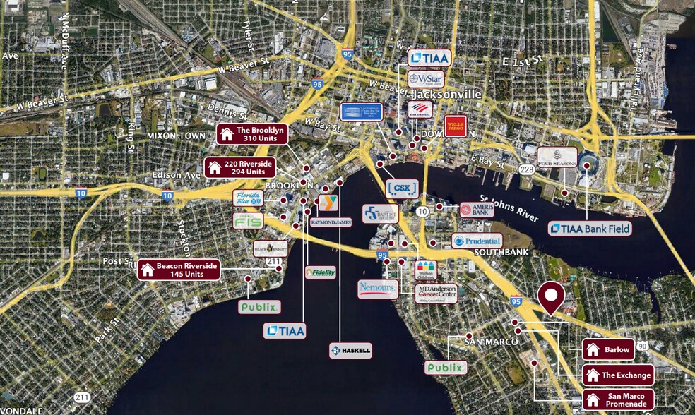 2256-2264 Atlantic Blvd, Jacksonville, FL à louer - Photo du bâtiment - Image 3 de 5