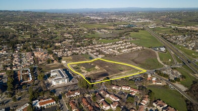 Las Tablas and Bennett Way rd, Templeton, CA for lease Aerial- Image 2 of 3