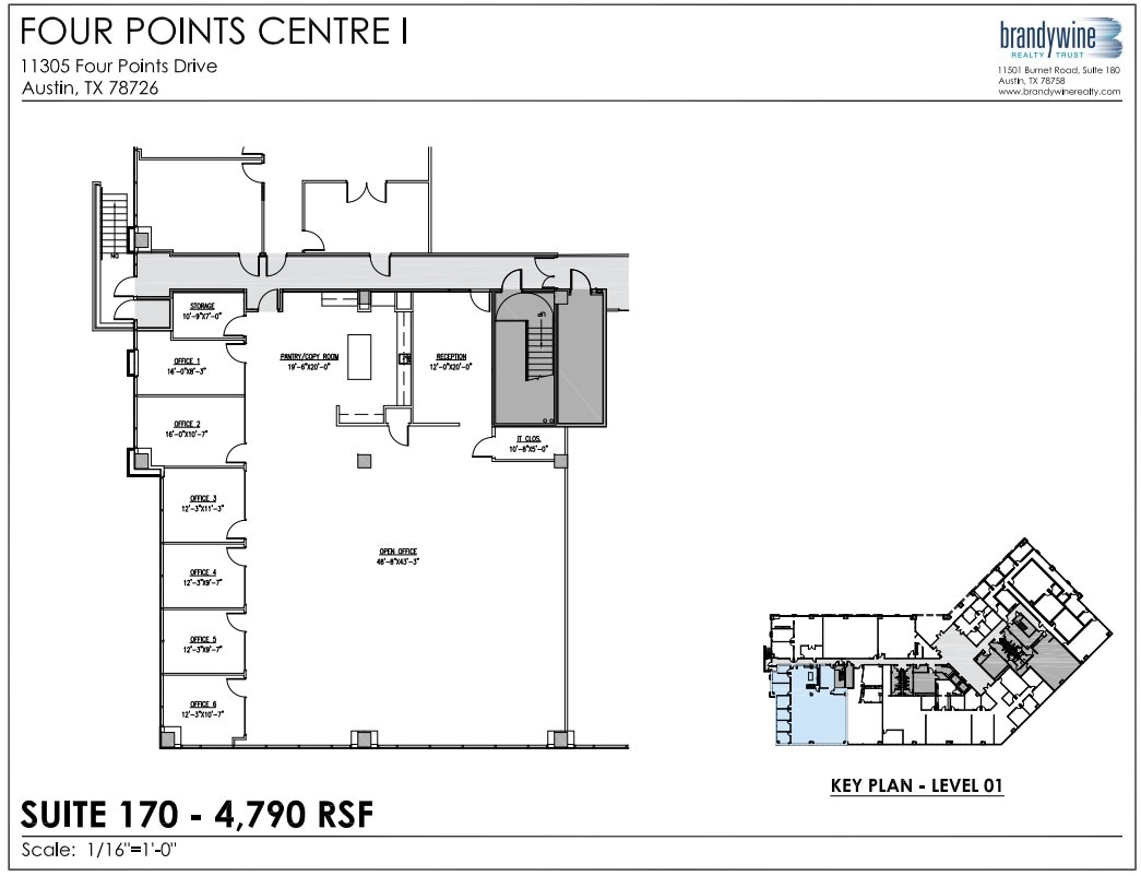 11305 Four Points Dr, Austin, TX for lease Floor Plan- Image 1 of 1