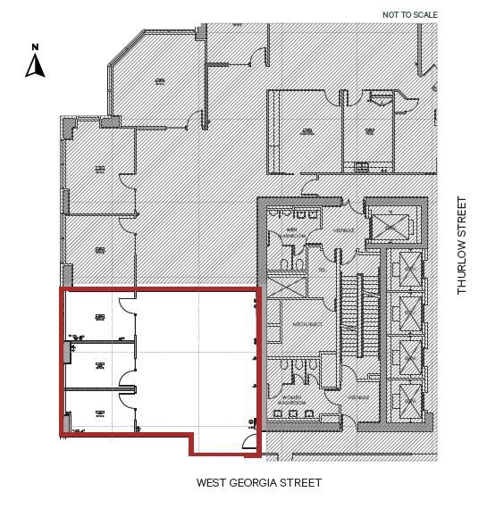 1111 W Georgia St, Vancouver, BC à louer Plan d  tage- Image 1 de 1