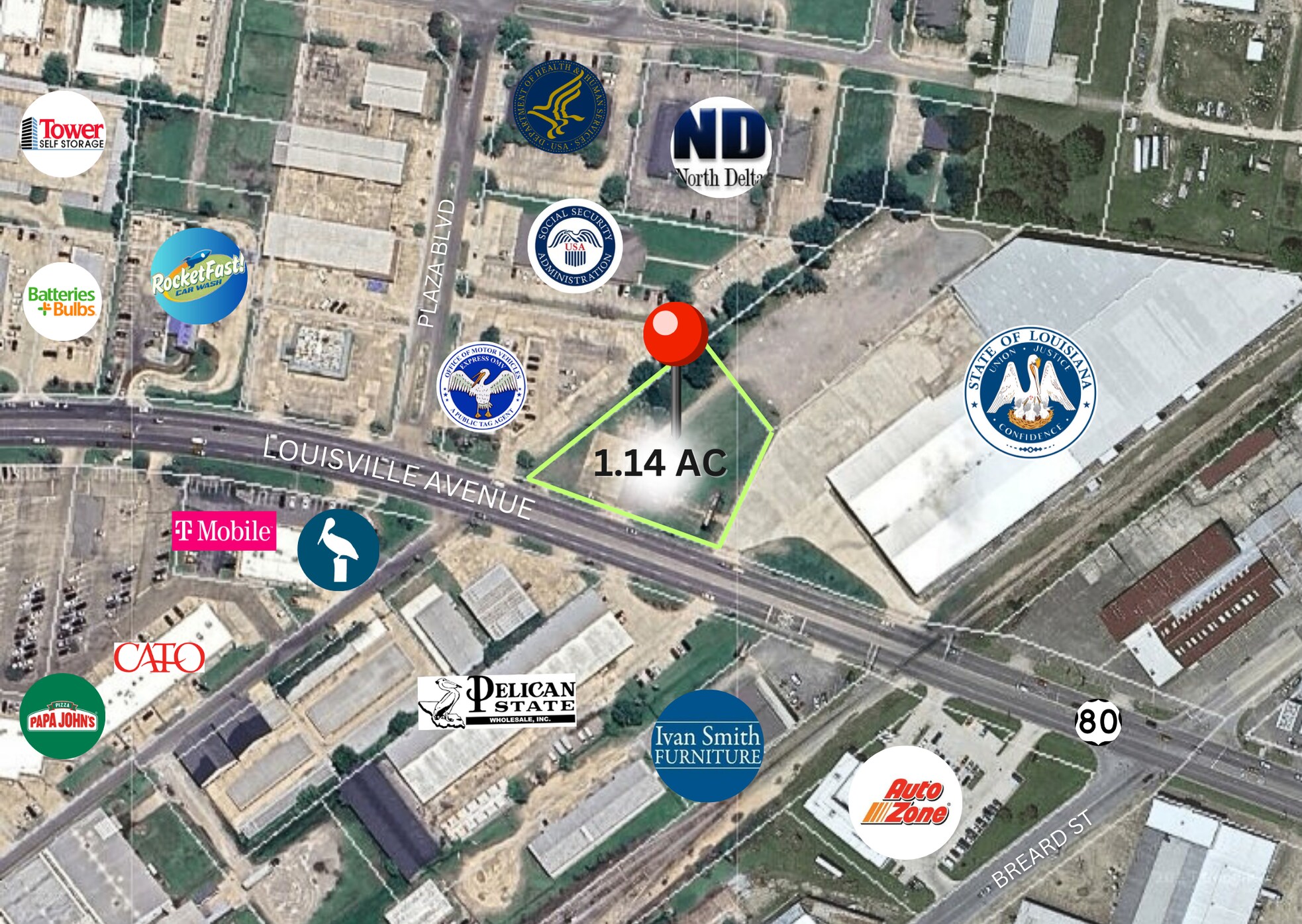 2901 Louisville Ave, Monroe, LA à vendre Photo principale- Image 1 de 5