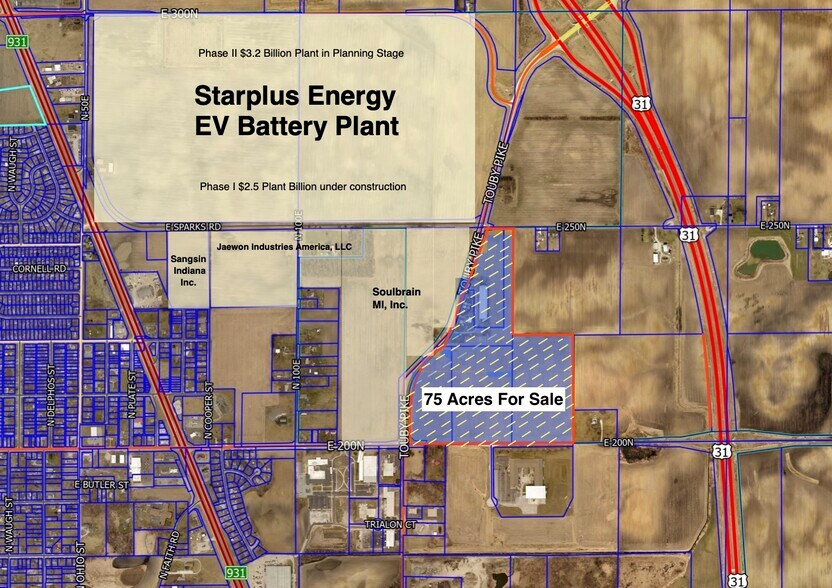 Touby Pike & 200 E, Kokomo, IN à vendre - Photo du bâtiment - Image 1 de 2