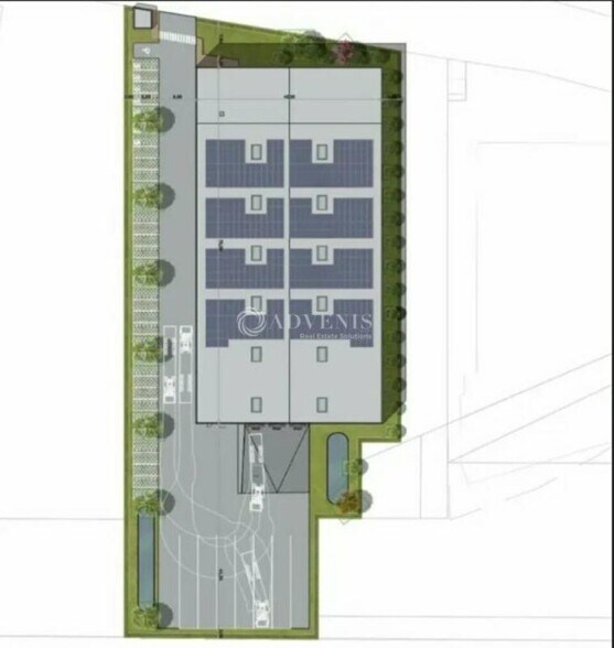 Avenue De La Gare, Louvres for sale - Site Plan - Image 2 of 3