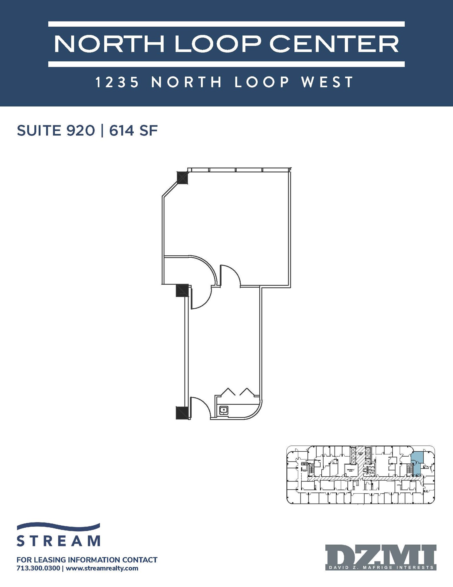 1235 North Loop W, Houston, TX à louer Plan d’étage- Image 1 de 1