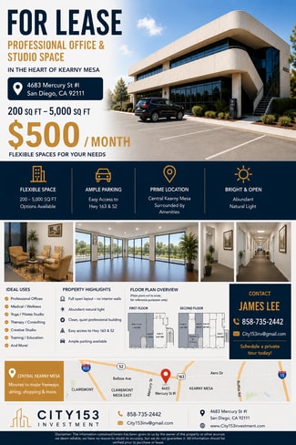 More details for 4683 Mercury St, San Diego, CA - Office for Lease