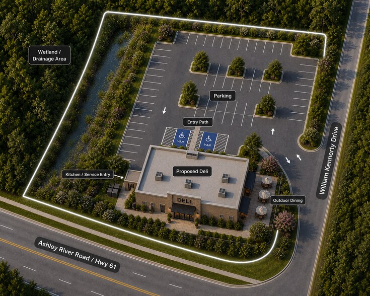 2050 Ashley River Rd, Charleston, SC à vendre - Photo du bâtiment - Image 3 de 16