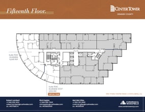 650 Town Center Dr, Costa Mesa, CA à louer Plan d’étage- Image 1 de 1