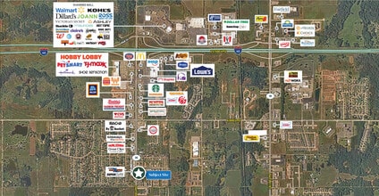 3929 N Kickapoo Ave, Shawnee, OK - Aérien  Vue de la carte