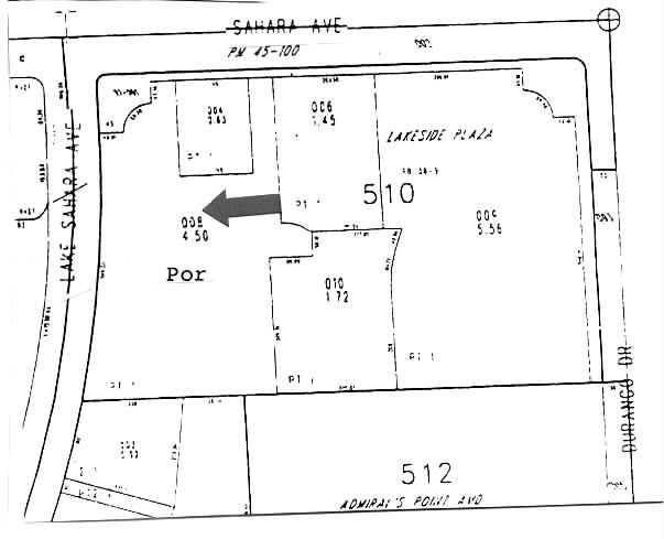 8687 W Sahara Ave, Las Vegas, NV à louer - Plan cadastral - Image 2 de 15