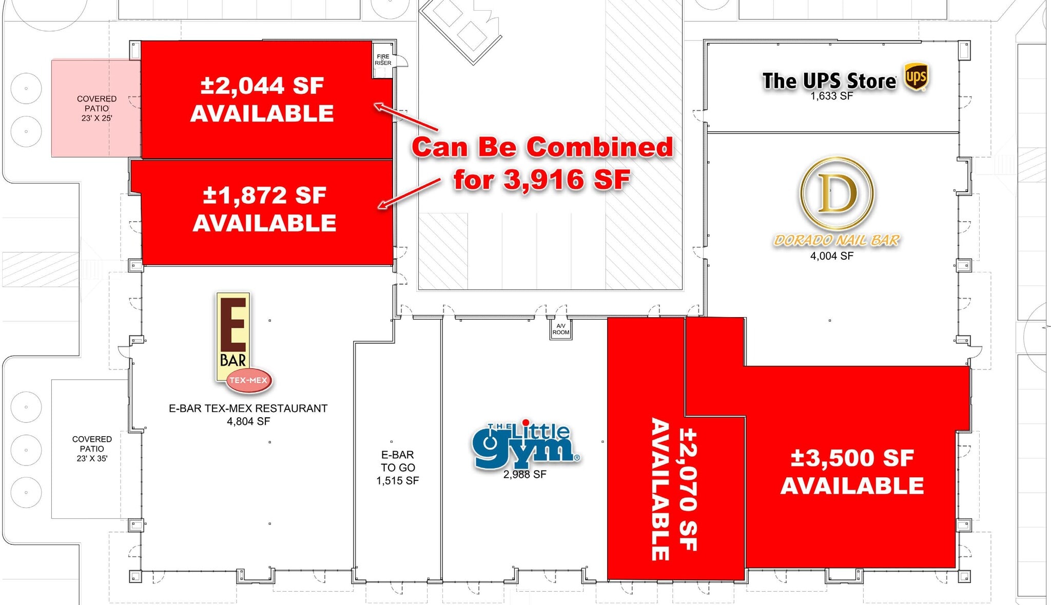 200 E Town E, Sunnyvale, TX for lease Floor Plan- Image 1 of 5