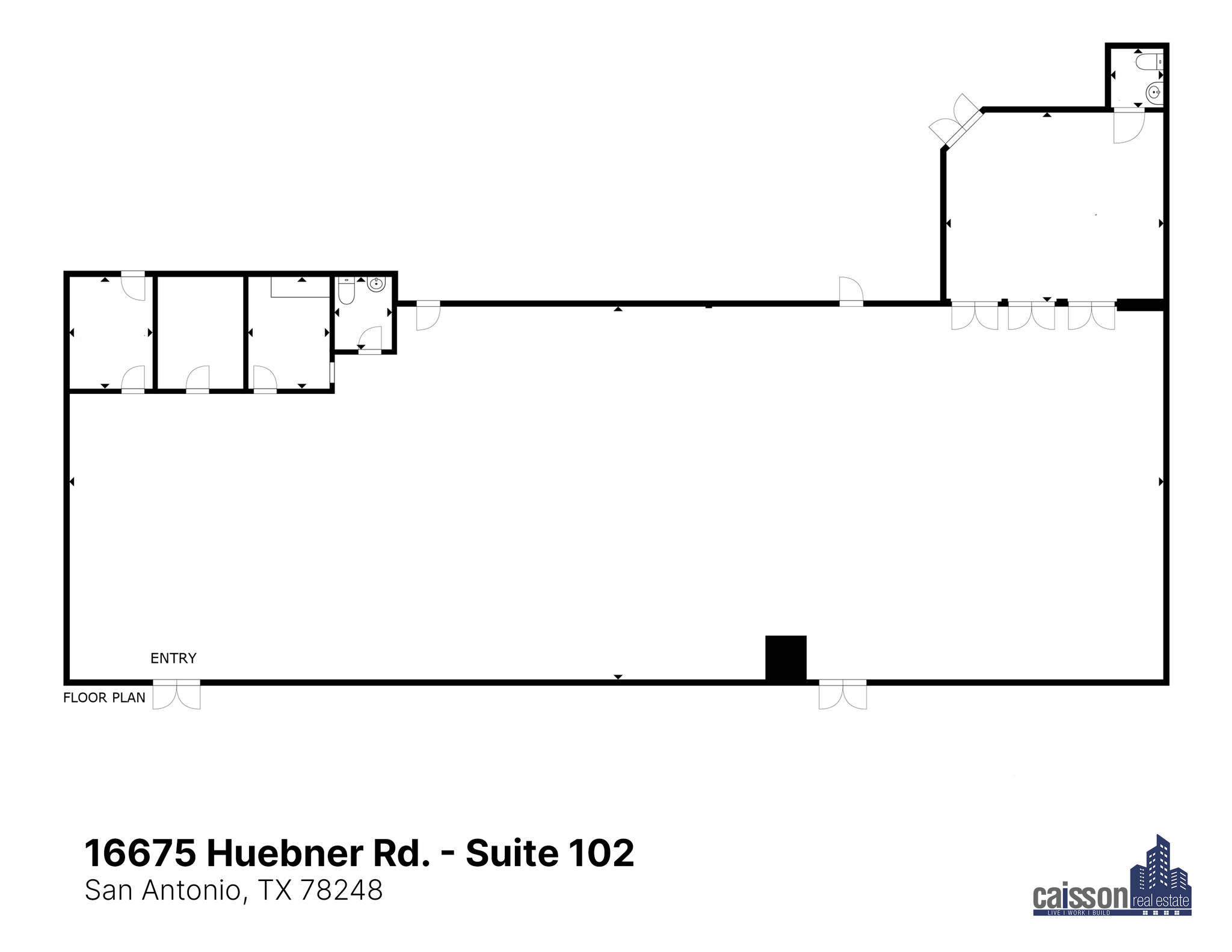 16675 Huebner Rd, San Antonio, TX à louer Plan d’étage- Image 1 de 1