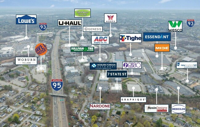 7 State St, Woburn, MA à louer - Photo du bâtiment - Image 3 de 9