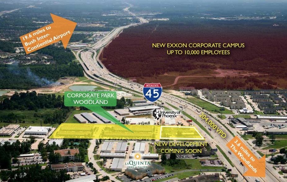 210-240 Spring Hill Dr, The Woodlands, TX à louer - Aérien - Image 3 de 30