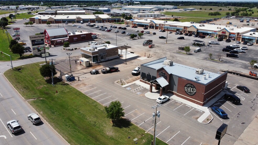 1627-1629 E US Highway 66, El Reno, OK for lease - Aerial - Image 2 of 5