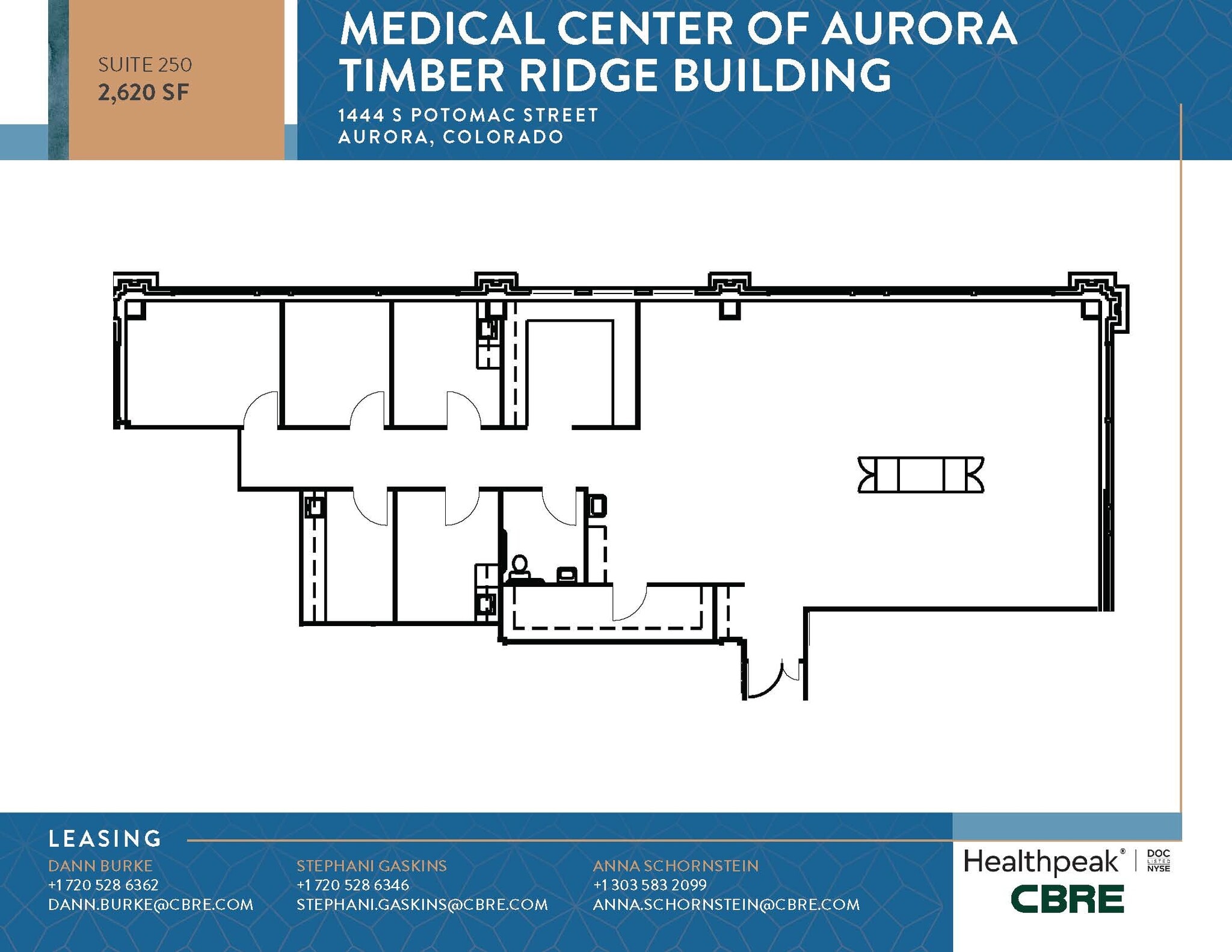 1411 S Potomac St, Aurora, CO for lease Floor Plan- Image 1 of 1
