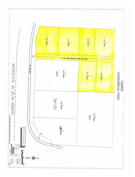 1 Harris Commercial Park, Morrilton, AR à vendre - Plan cadastral - Image 1 de 1