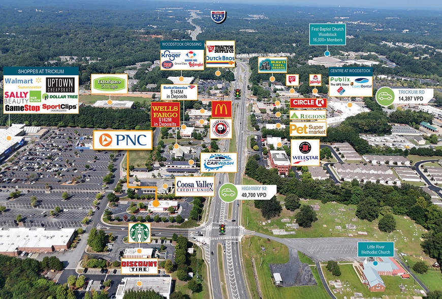 12180 Hwy 92, Woodstock, GA for sale - Building Photo - Image 2 of 5