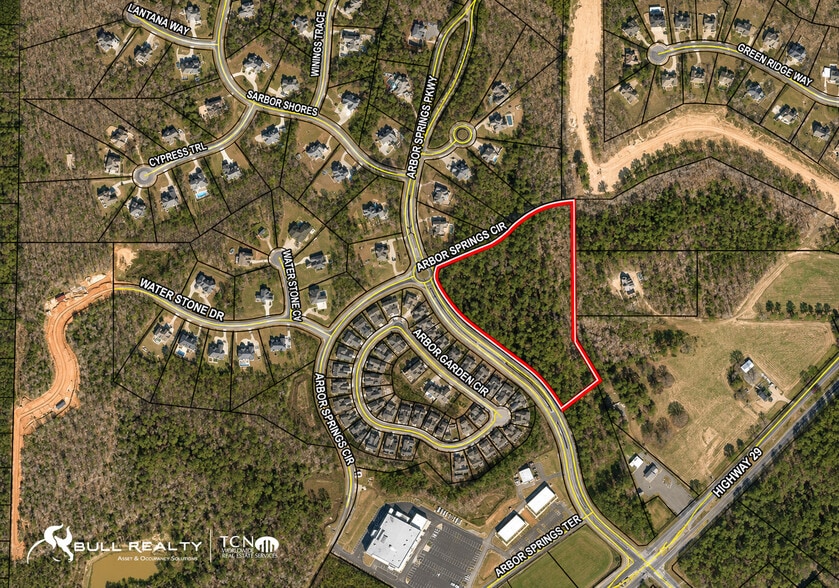 0 Arbor Springs Pky, Newnan, GA for sale - Aerial - Image 3 of 5