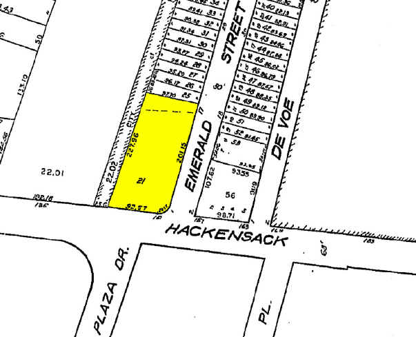 15 Emerald St, Hackensack, NJ à vendre Plan cadastral- Image 1 de 1