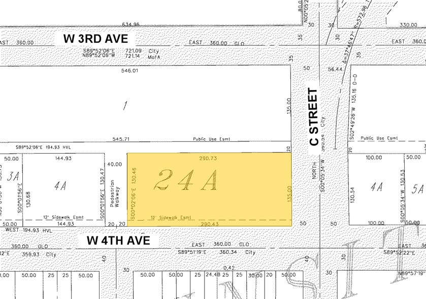 333 W 4th Ave, Anchorage, AK à vendre - Plan cadastral - Image 1 de 1