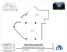 7929 Brookriver Dr, Dallas, TX for lease Floor Plan- Image 1 of 1