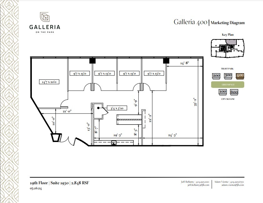 600 Galleria Pky SE, Atlanta, GA à louer Plan d’étage- Image 1 de 1