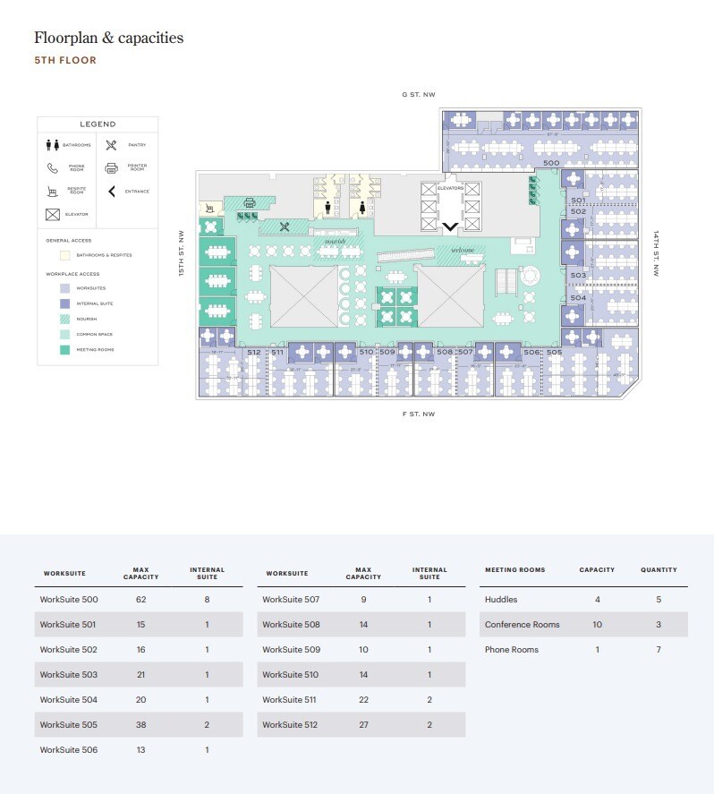 600 14th St NW, Washington, DC for lease Floor Plan- Image 1 of 5