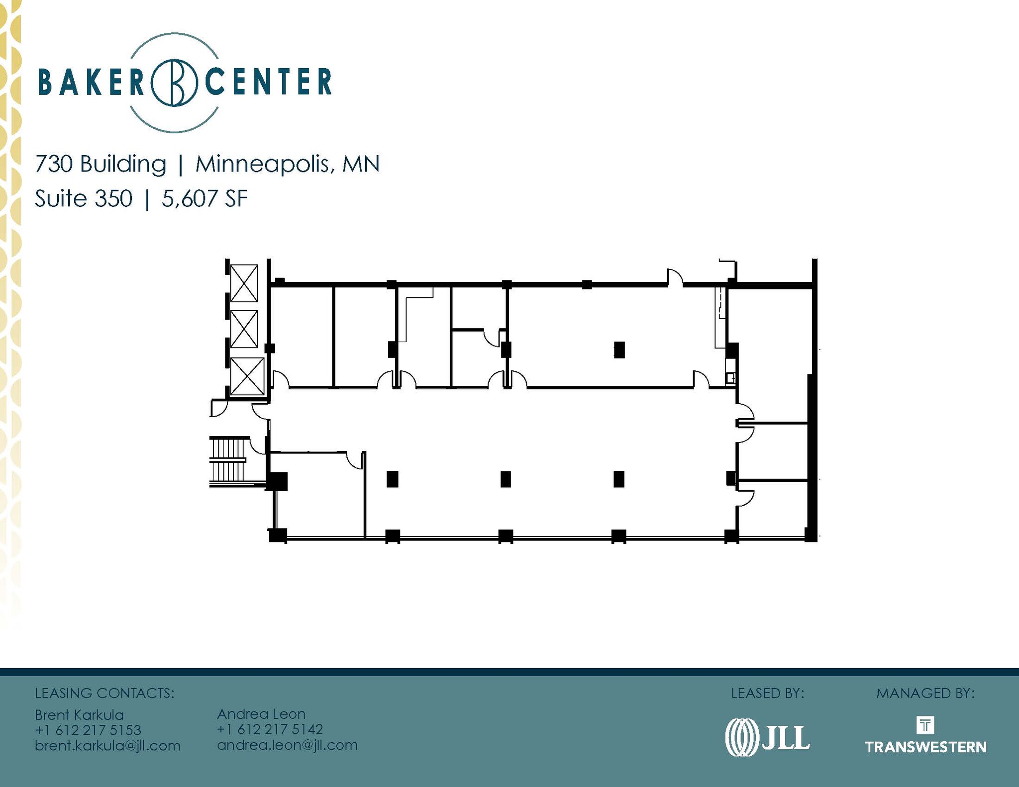 733 Marquette Ave, Minneapolis, MN à louer Plan d’étage- Image 1 de 1