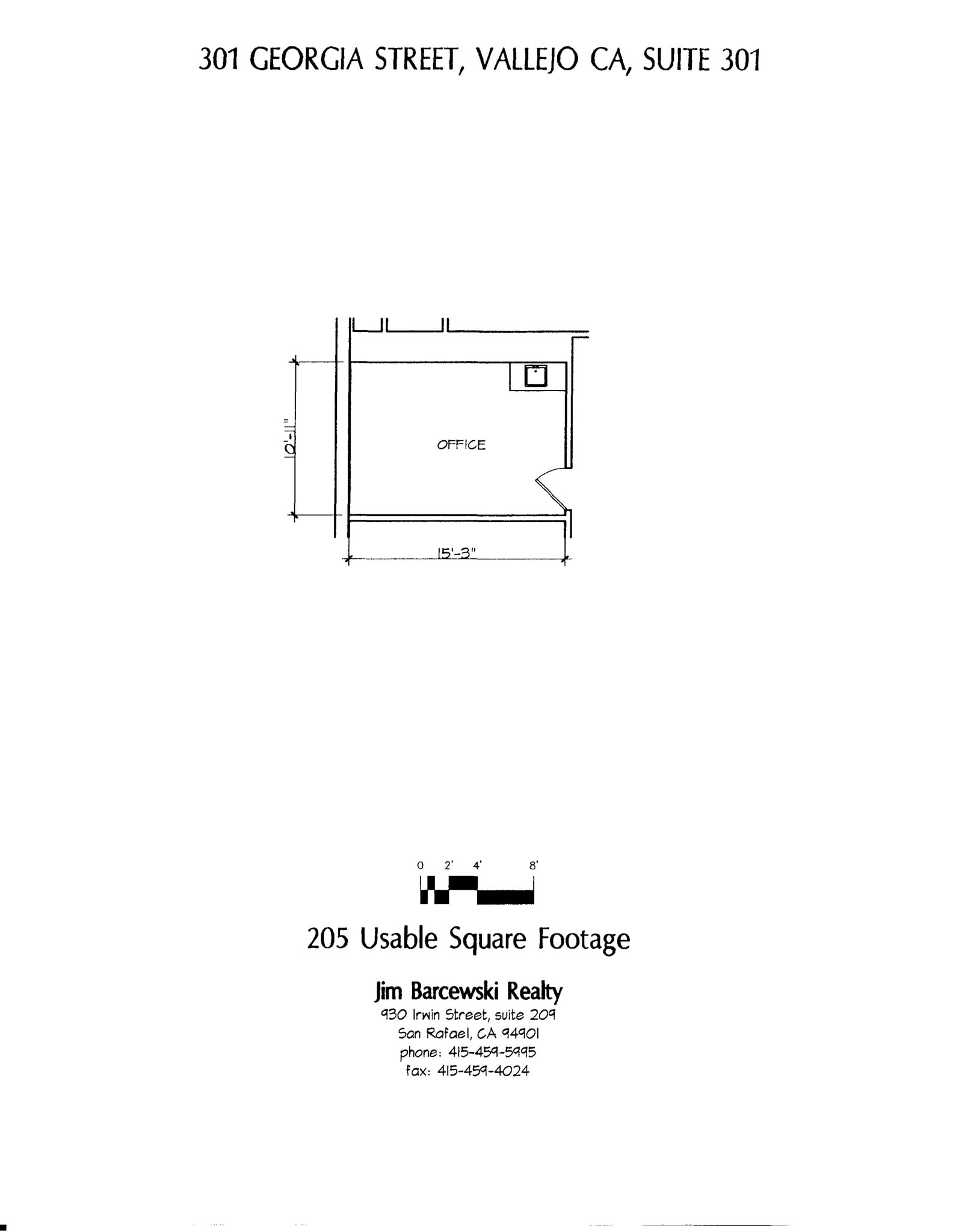 301 Georgia St, Vallejo, CA à louer Plan de site- Image 1 de 4