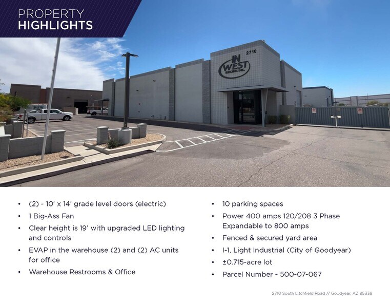 2710 S Litchfield Rd, Goodyear, AZ à vendre - Photo du bâtiment - Image 2 de 6