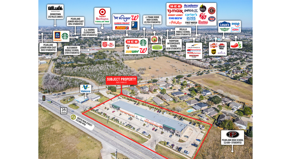 3525 S Main St, Pearland, TX à vendre - Photo du bâtiment - Image 3 de 4
