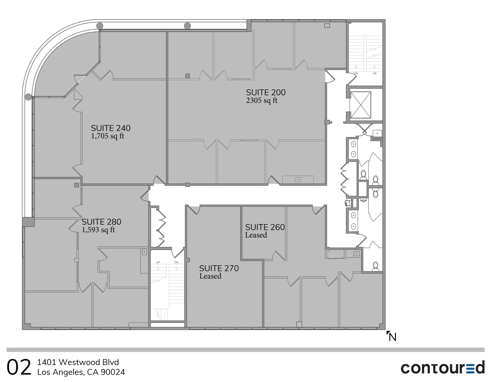 1401 Westwood Blvd, Los Angeles, CA à louer Plan de site- Image 1 de 1