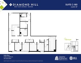 2490 W 26th Ave, Denver, CO à louer Plan d’étage- Image 1 de 2