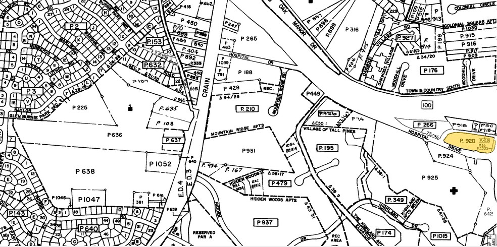 200 Hospital Dr, Glen Burnie, MD à louer - Plan cadastral - Image 3 de 5