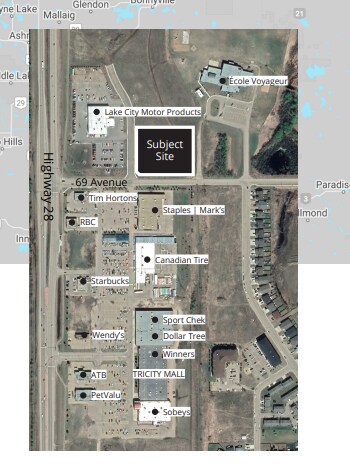 4902-4904 69 Av, Cold Lake, AB à vendre - Plan de site - Image 2 de 2