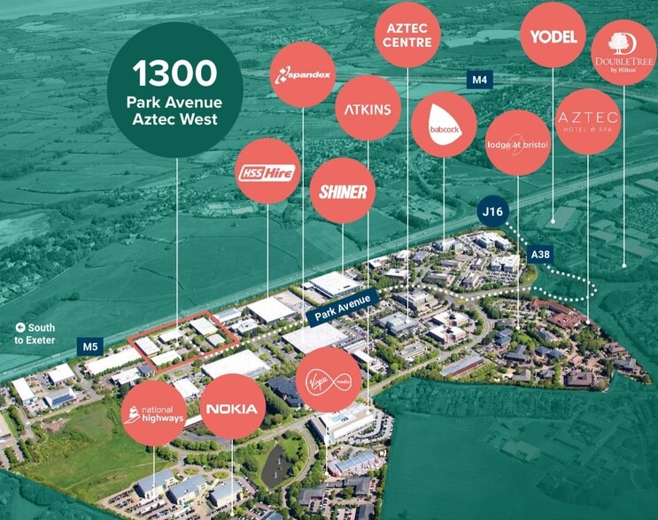 Park Ave, Almondsbury à louer - Aérien - Image 2 de 3