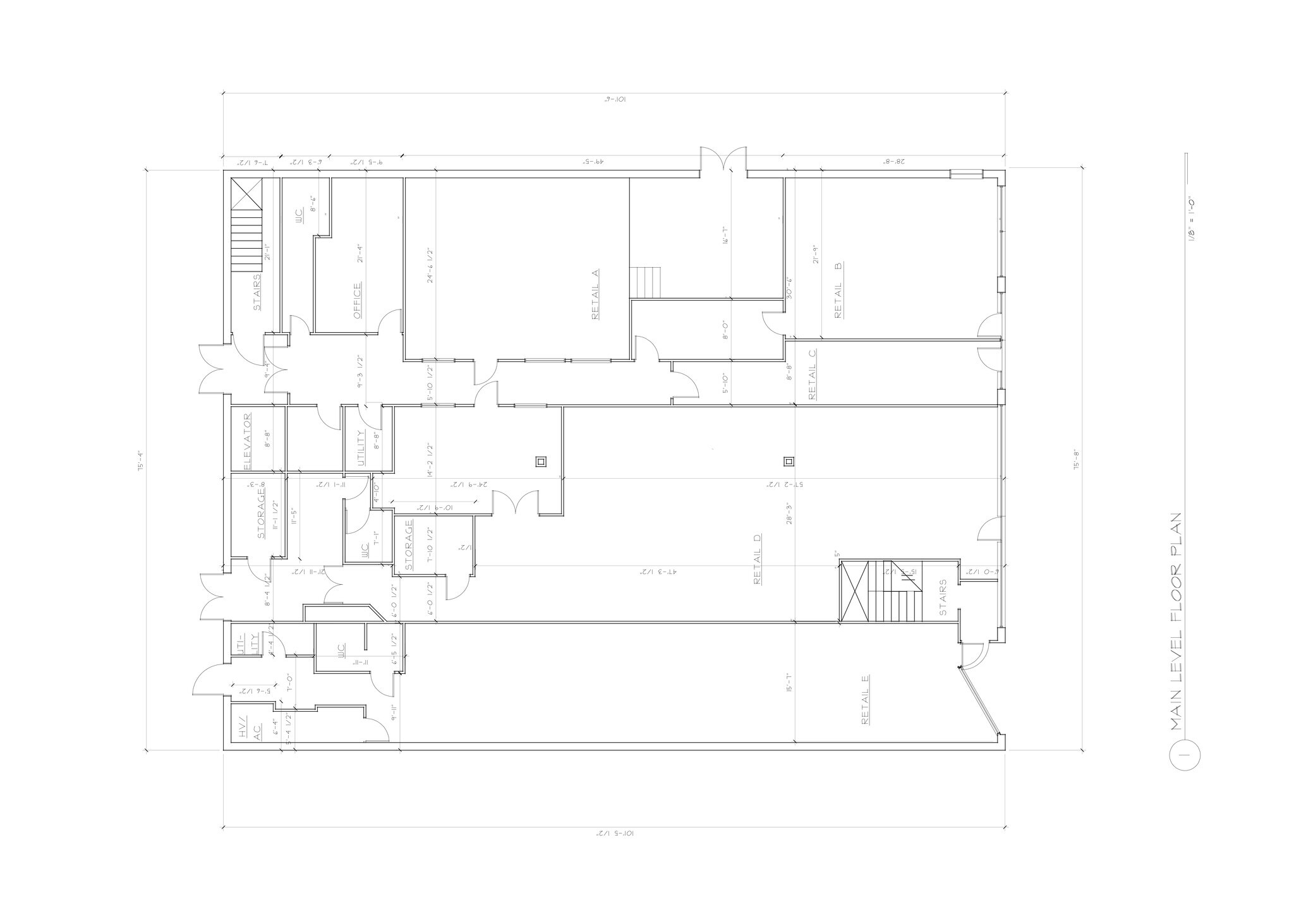 216-218 W Water St, Charlottesville, VA à louer Plan de site- Image 1 de 2