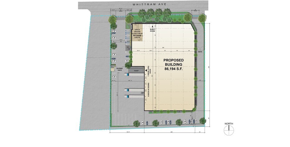 13045 Whittram Ave, Rancho Cucamonga, CA à louer - Plan de site - Image 2 de 3
