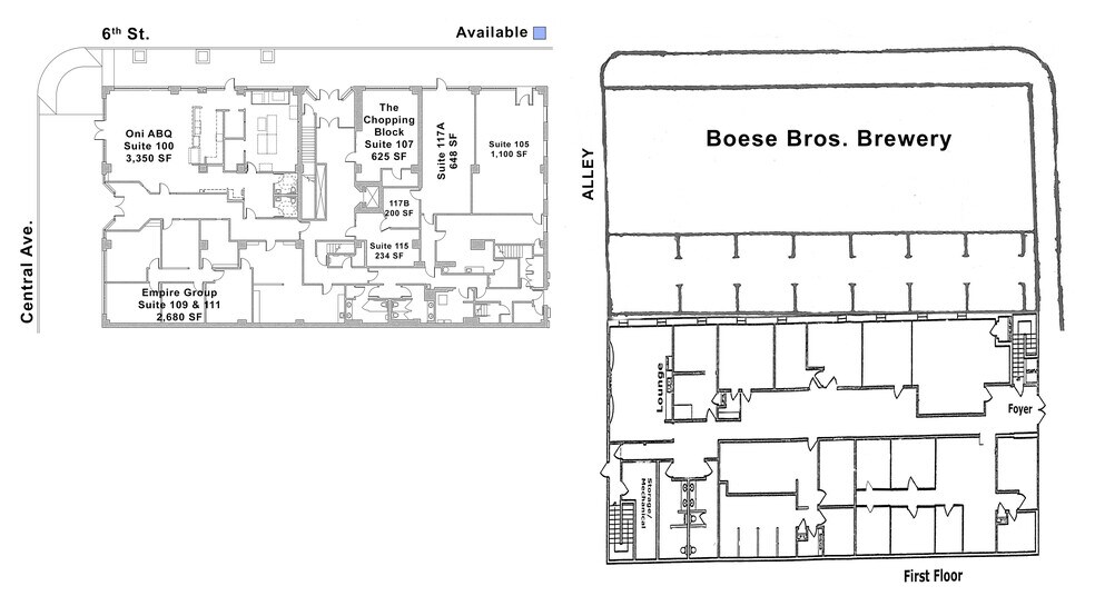 609 Gold Ave SW, Albuquerque, NM à louer - Plan de site - Image 3 de 6
