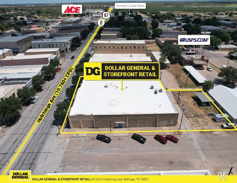 813-815 Hutchins Ave, Ballinger, TX for sale - Building Photo - Image 2 of 15