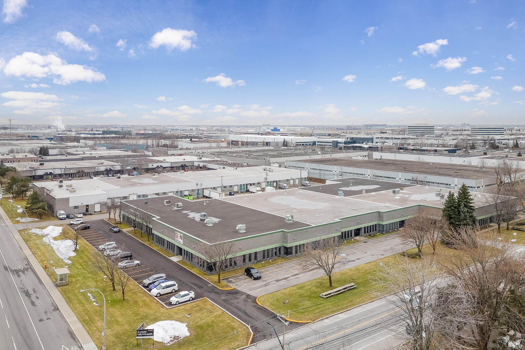 5776-5782 Blvd Thimens, Montréal, QC for lease Aerial- Image 1 of 5