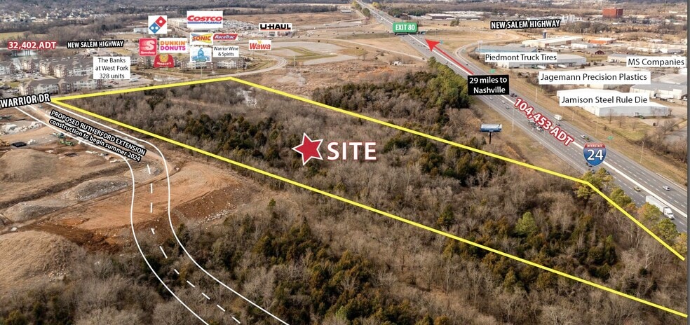 I-24 & Hwy 99, Murfreesboro, TN à vendre - Photo du bâtiment - Image 1 de 2