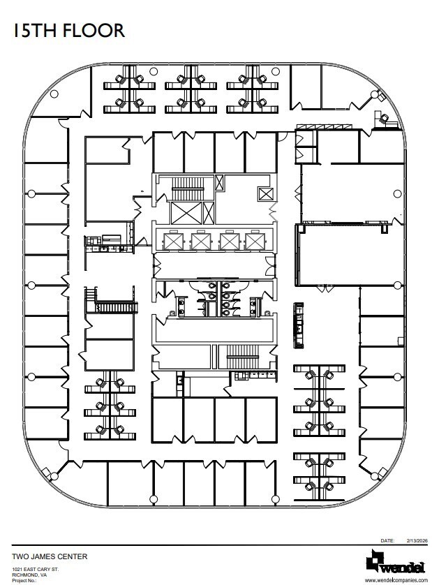 1021 E Cary St, Richmond, VA à louer Plan d’étage- Image 1 de 1