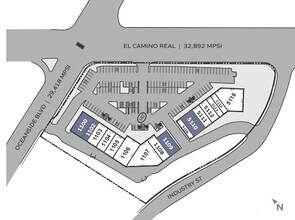 1401 S El Camino Real, Oceanside, CA à louer Plan de site- Image 1 de 1