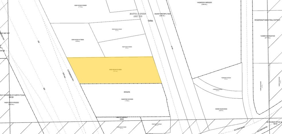 1876 N Interstate 35 E, Carrollton, TX à vendre - Plan cadastral - Image 2 de 2