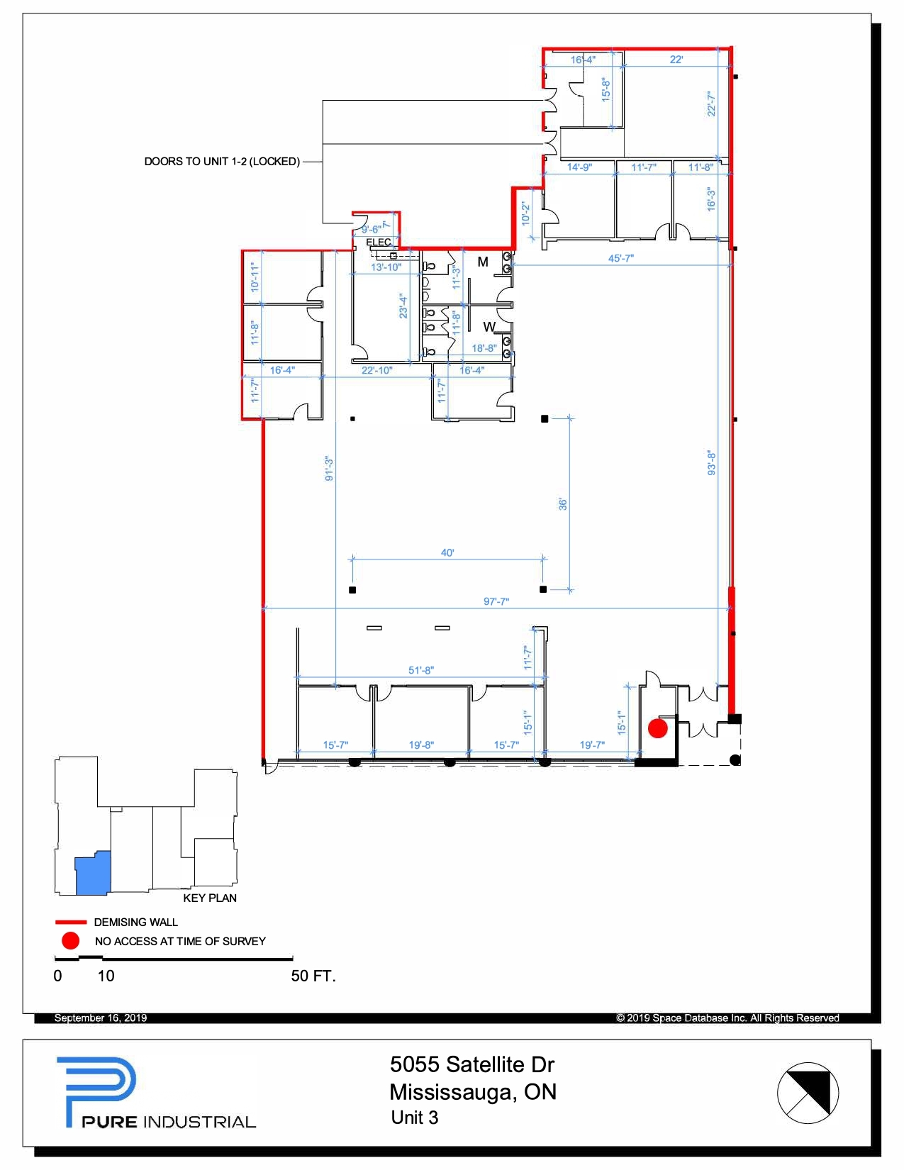 5055 Satellite Dr, Mississauga, ON à louer Plan d’étage- Image 1 de 1