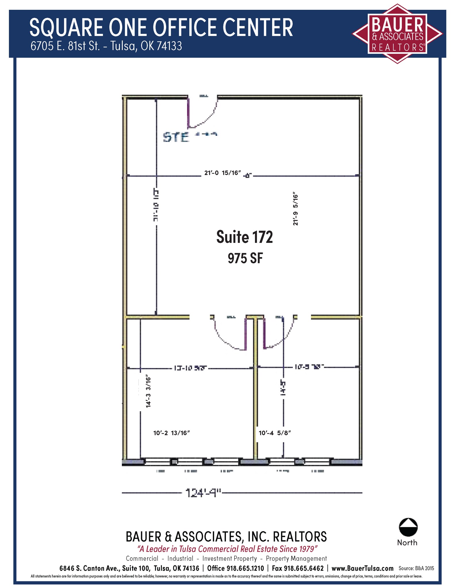 6703-6709 E 81st St, Tulsa, OK for lease Floor Plan- Image 1 of 2