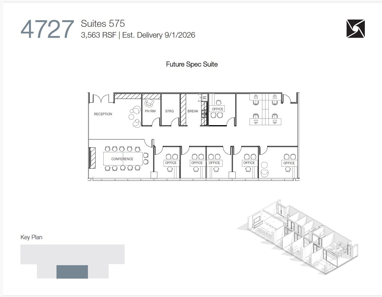 4747 Executive Dr, San Diego, CA à louer Plan d’étage- Image 1 de 2